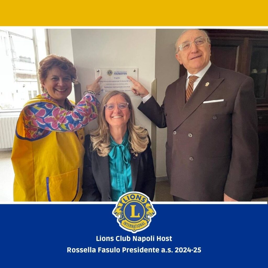 l Lions Club Napoli Host al fianco del Centro La Tenda: Grazie alle donazioni più pasti, meno sprechi, più dignità