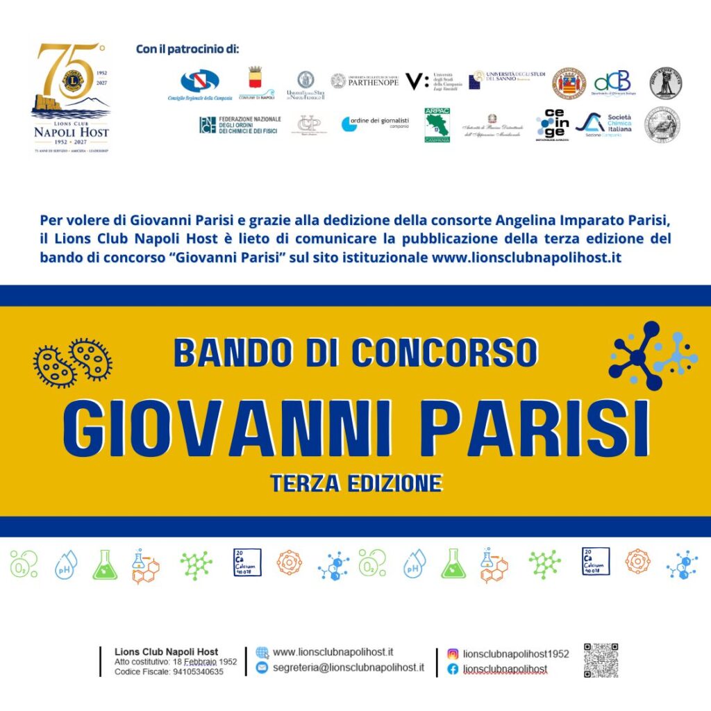 Bando di concorso “Giovanni Parisi” – Terza edizione