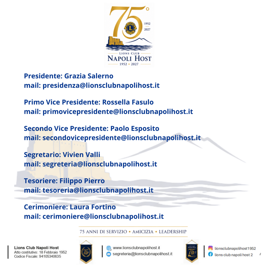 Lions Club Napoli Host – 75°