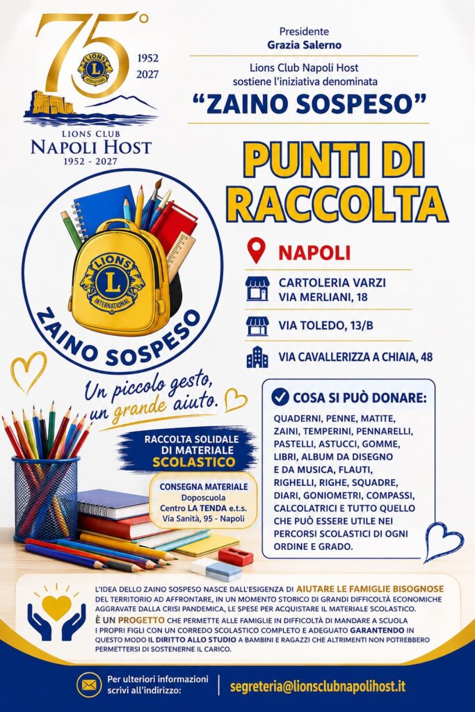 Zaino Sospeso – Un piccolo gesto, un grande aiuto