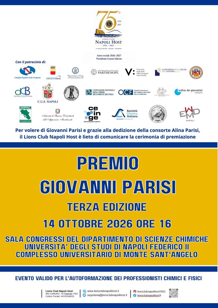 CERIMONIA DI PREMIAZIONE “GIOVANNI PARISI” – III EDIZIONE